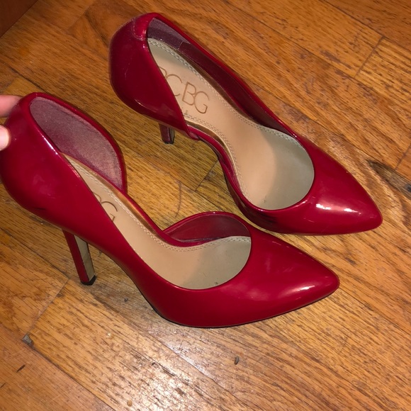 bcbg red heels